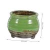 VINTORKY Ceramic Plant Pots, 4-Pack, with Drainage Holes for Succulents, Cacti, and Small Indoor Plants view 4