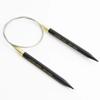Lantern Moon Premium Ebony Interchangeable Circular Knitting Needle, 100 cm, 4.50 mm/US 7 view 1