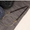 Lantern Moon Premium Ebony Interchangeable Circular Knitting Needle, 100 cm, 4.50 mm/US 7 view 4