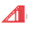 Aluminum Alloy Carpenter's Square with Engraved Scales for Woodworking, Engineering, and Construction view 3
