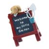 Happyyami Cute Puppy Miniature Ornament for Fairy Gardens and Succulent Pots view 1