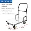 LIBANGRONG-888 Folding Transport Cart with Stainless Steel Pattern view 2