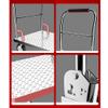 LIBANGRONG-888 Folding Transport Cart with Stainless Steel Pattern view 3