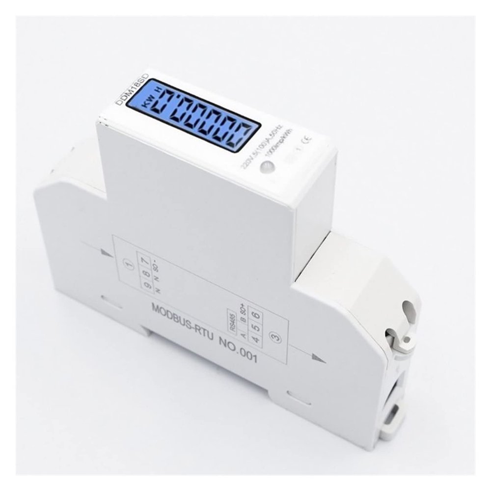 Smart Energy Monitor 5 (100 A), Single-Phase DIN-Rail RS485 Modbus-RTU Energy Meter