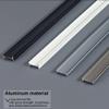 Flexible Aluminum Curtain Track, Ceiling-Mounted Room Divider, Blue, 1.90 m/6.23 ft (2 × 0.95 m) view 3