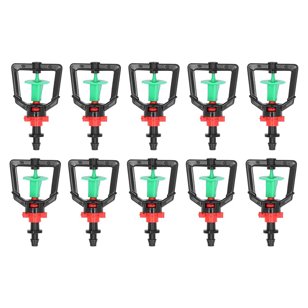 10-Piece Greenhouse Sprinkler Heads, Rotating G-Type Micro Nozzles