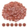 QUARKZMAN 228-Piece 17 mm Plastic Screw Covers for Phillips Cam-Lock Nuts, Reddish Brown view 1