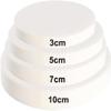 YOUGANG 30/40/50/60 cm Round 45D Sofa Cushion Replacement Foam for Seats, Window Seats and Seat Cushions, 3/5/7/10 cm Thick Foam Pad (10 cm Thick, 40 cm Diameter) view 2