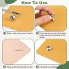 QUARKZMAN 100-Piece Silver Bag Stud Spike Rivets, 12 mm Round Leather Bag Feet view 4