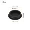 QUARKZMAN 2-Pack Black Silicone Rubber Stoppers, 66.3 mm/72 mm view 2
