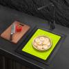 TMKDNNKG Undermount Kitchen Sink, Black, Square Single Bowl, 25 x 40 x 21.5 cm view 2