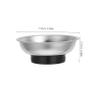 CHILDWEET Magnetic Parts Tray, Round Stainless Steel Bowl with Rubber Base view 2