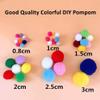 Anevous 1,000-Piece Assorted Faux-Fur Pom-Pom Set, 10 mm, Cream view 4