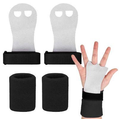 KARELLS Gymnastics Grips, Pull-Up Grips for Kids and Girls, Size S, Black