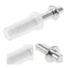 OSALADI 4-Piece Folding Door Hinges, Metal and Plastic view 3