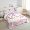 Homemissing Pink Unicorn 4-Season Comforter for Girls, 135 x 200 cm view 4