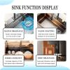 33.5 x 17.7 in Black Stainless Steel Single-Bowl Sink Set view 3