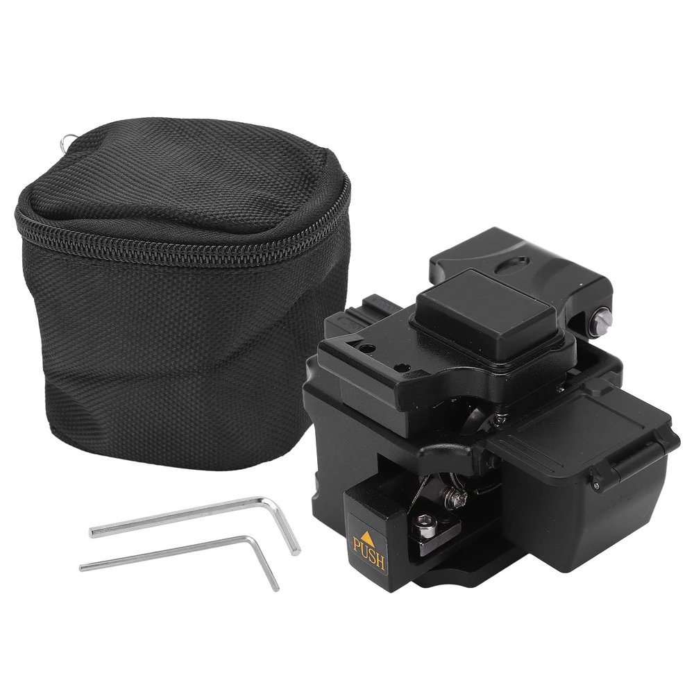 MOZUO Fiber Optic Cutting Tool, Fiber Cleaver Set for Fiber Optic Cables with Storage Bag, for Hot-Melt and Cold Splicing