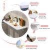 Wall-Mounted Floating Folding Table Set, Space-Saving, Foldable Laptop Desk with Holder, Dining Table, 20 kg Capacity, L x W 120 cm view 4