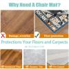 Floor Protection Mat for Hard Floors and Carpet, Office and Gaming Chair Mat, 180 x 200 cm view 4
