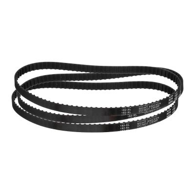 QUARKZMAN 3-Pack 182XL037 Timing Belts, 91 Teeth, 10 mm Wide, 5.08 mm Pitch, Black