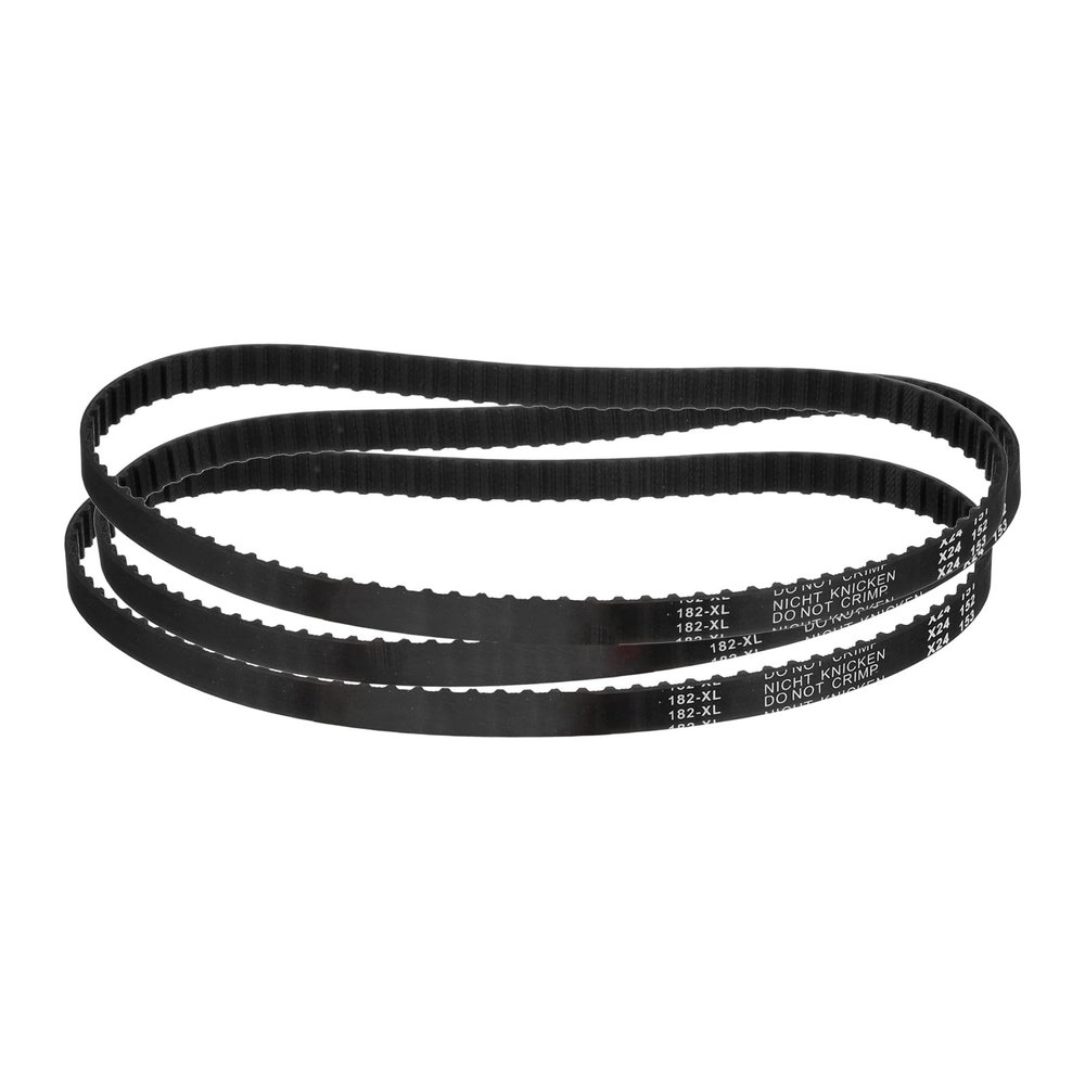 QUARKZMAN 3-Pack 182XL037 Timing Belts, 91 Teeth, 10 mm Wide, 5.08 mm Pitch, Black