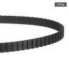 QUARKZMAN 3-Pack 182XL037 Timing Belts, 91 Teeth, 10 mm Wide, 5.08 mm Pitch, Black view 3