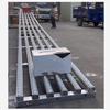 HTDRE Roller Conveyor, Skate-Wheel Gravity Conveyor, Portable Light-Duty Conveyor Table, 3-Lane, 100 cm view 1