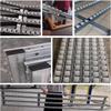 HTDRE Roller Conveyor, Skate-Wheel Gravity Conveyor, Portable Light-Duty Conveyor Table, 3-Lane, 100 cm view 3