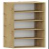 MATKAM BODO DUAL R50O Open Bookcase, 175 x 47 x 30 cm, Artisan Oak view 1