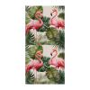 FZMVSQH Flamingo Palm Leaf Print Personalized Banner and Wall Hanging view 1