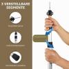 JAICOM Telescoping Tent Tarp Pole, 95–230 cm Adjustable Aluminum Pole for Canopies, Tents, Tarps & Camping view 3