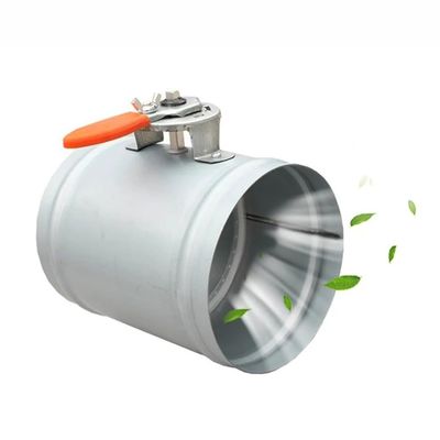 LXYTT Manual Round HVAC Air Duct Damper, 80 mm Diameter