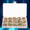 115-Piece Hose Clamp Set with Colored Zinc Plating, 6–22 mm view 2