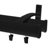 Voppi Classic 580 cm Black Curtain Rod, 2-Piece Aluminum Set with Gliders view 1