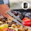 Happyyami Portable BBQ Grill Tool Set with Meat Fork and Cutter Kit view 4