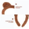 FRCOLOR 3-Pack Women's Bear-Ear Fabric Headbands view 3