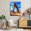 Paint by Numbers for Girls Ages 8–12 and Adults, Desert Landscape DIY Canvas Kit, 100 x 130 cm, H-221 view 3