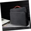 HOMSFOU 1-Piece Handheld Laptop Bag, Waterproof Business Briefcase, Large Capacity, Breathable and Durable, Black view 3