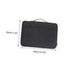 HOMSFOU 1-Piece Handheld Laptop Bag, Waterproof Business Briefcase, Large Capacity, Breathable and Durable, Black view 4