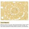 QUARKZMAN 4-Piece Crochet Lace Coaster Set, Round, Light Yellow view 4