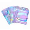 100 Holographic Self-Sealing Bags, 3.5 x 4.7 in, Iridescent Resealable Bags for Cookies, Tea, and Jewelry view 1