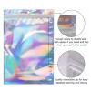 100 Holographic Self-Sealing Bags, 3.5 x 4.7 in, Iridescent Resealable Bags for Cookies, Tea, and Jewelry view 2