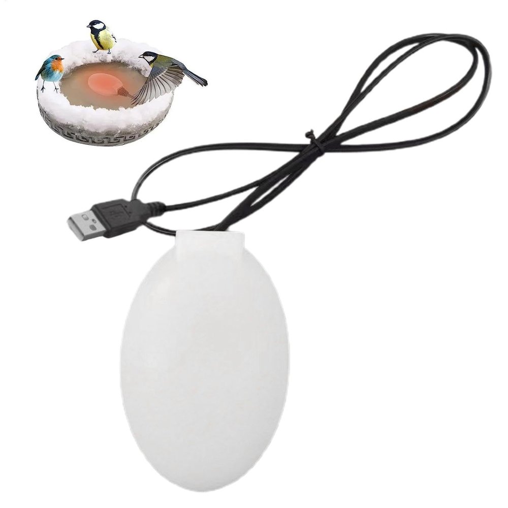 Bird Bath Water Heater, USB Aluminum Winter De-Icer