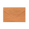 GSJNHY 20 Kraft Envelopes, 70 x 105 mm, Linen-Textured Triangle Design view 1