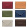 GSJNHY 20 Kraft Envelopes, 70 x 105 mm, Linen-Textured Triangle Design view 2