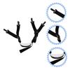 Adjustable Y-Shaped Safety Helmet Strap with Chin Guard, Black view 3