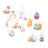 MAGICLULU Easter Egg Hanging Decorations with Bunny Motif view 1