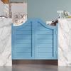 Zhixubah Blue Wood Cafe Saloon Swing Door, W108 x H100 cm view 3