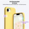 ORNARTO Silicone Case for iPhone 17e/16e, 6.1-inch, Light Yellow view 4